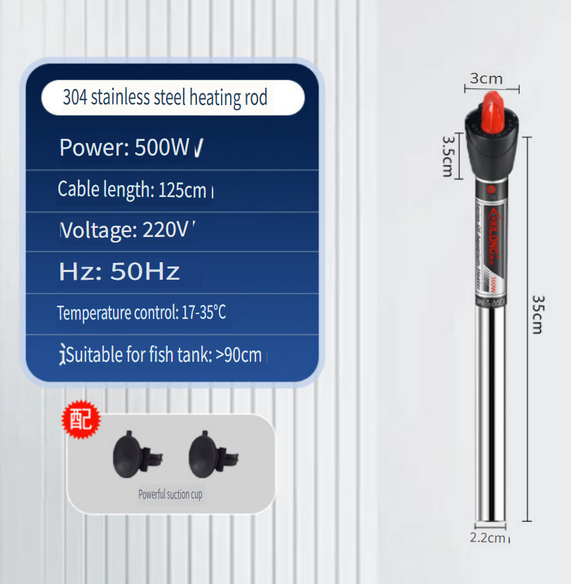 Aquarium Fish Marine - Xilong Stainless Steel Aquarium Heater Submersible