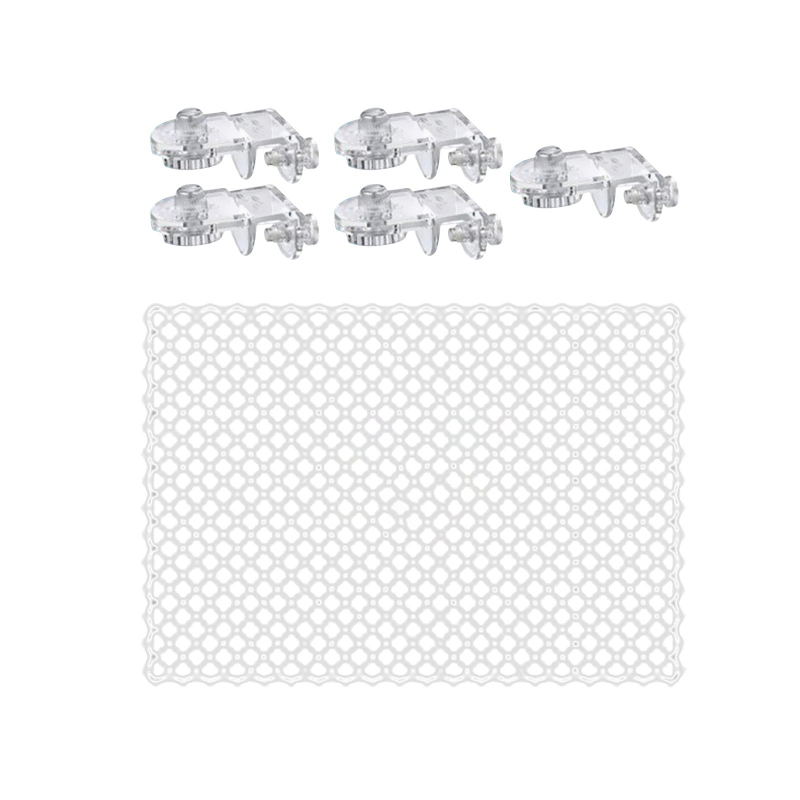Transparent Mesh Aquarium Scre - Aquarium Fish Jump Guard ulasan dan harga