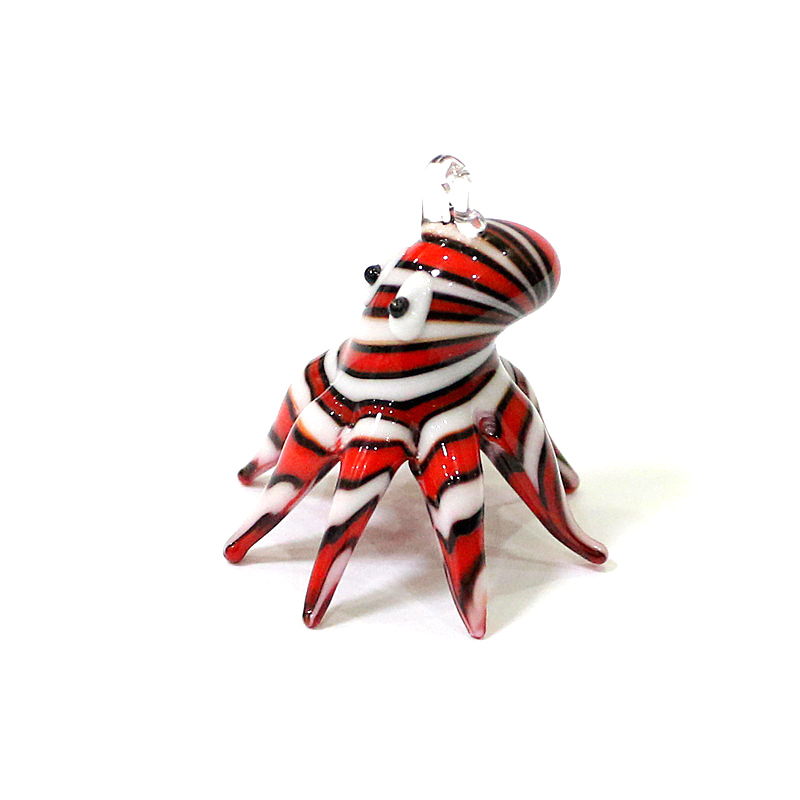 Mini Glass Octopus Pendant Cut - Aquarium Fish Marine ulasan dan harga