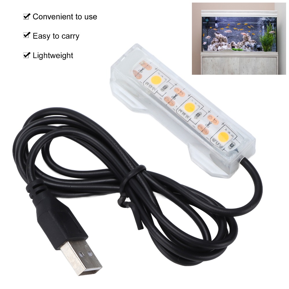 Decorative Lighting USB Aquari - Aquarium Fish Light Lamp ulasan dan harga