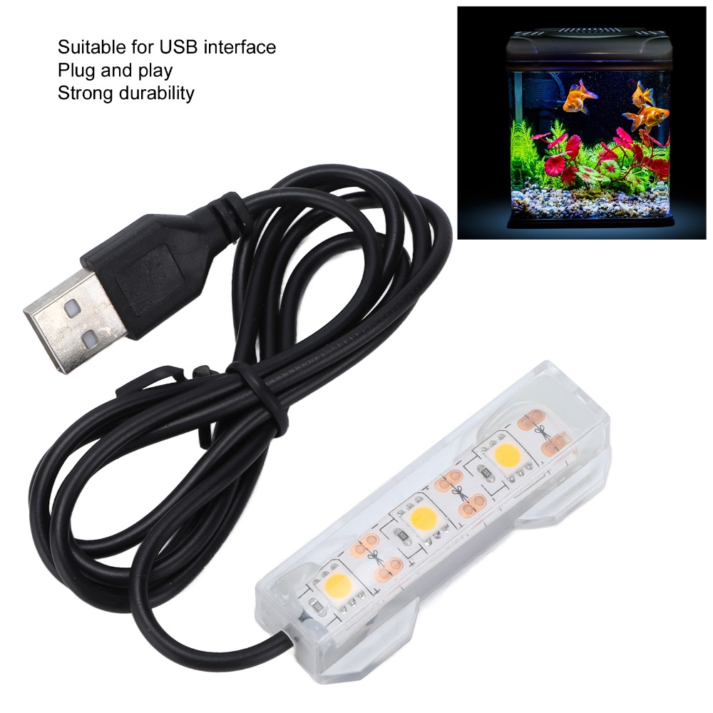 Decorative Lighting USB Aquari - Aquarium Fish Light Lamp ulasan dan harga