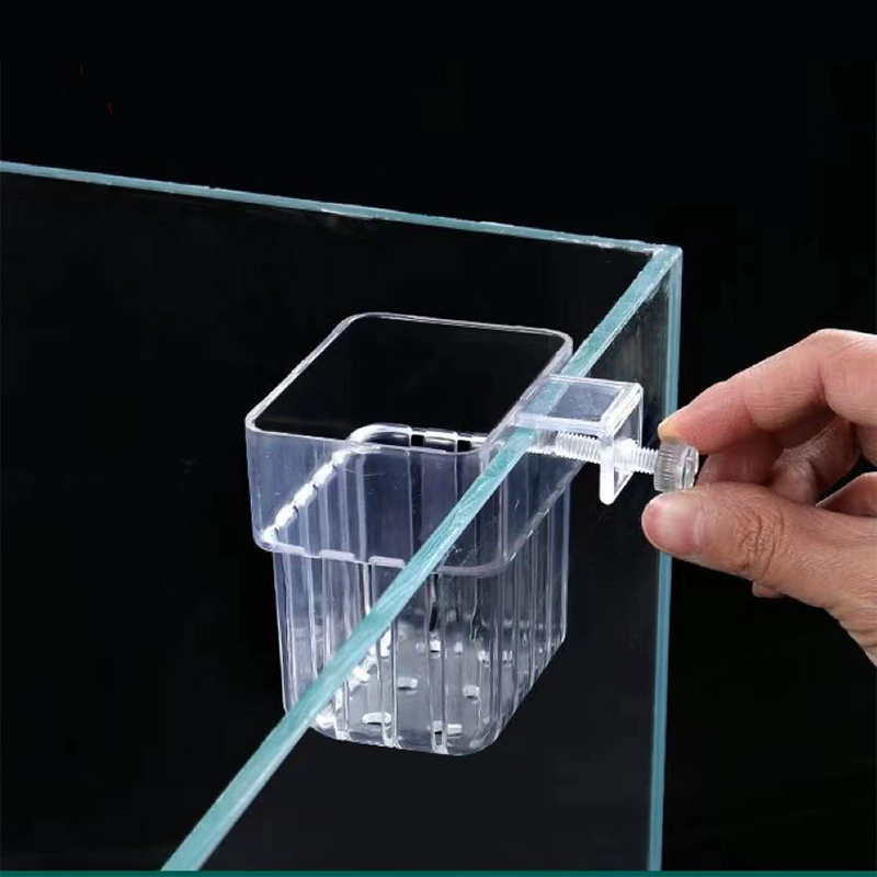 Aquarium Plant Holder Transpar - Aquarium Fish Enrichment ulasan dan harga