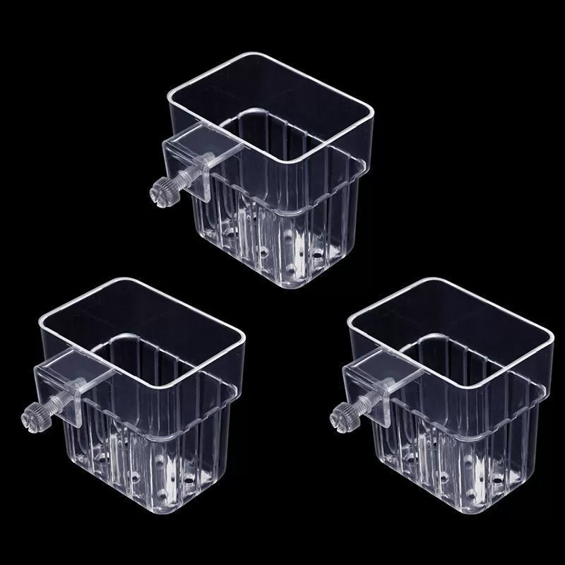 Aquarium Plant Holder Transpar - Aquarium Fish Enrichment ulasan dan harga