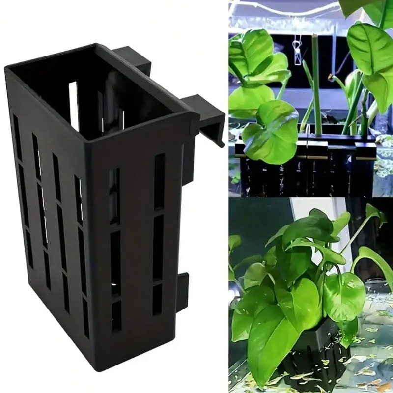 Aquarium Plant Holder Black Pl - Aquarium Fish Black ulasan dan harga