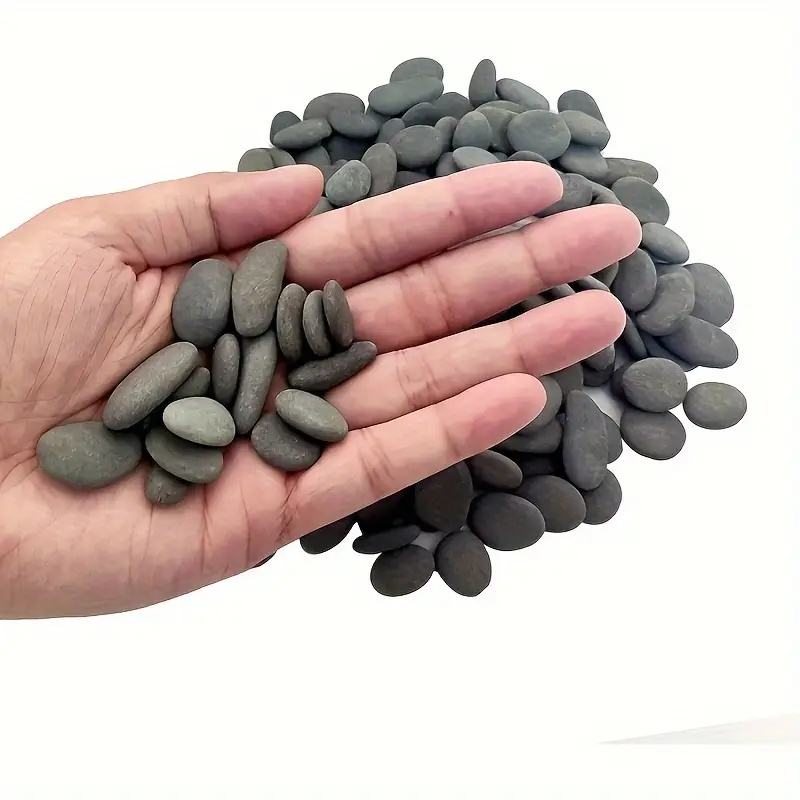 20Pcs Natural River Rocks Smoo - Aquarium Fish Land ulasan dan harga