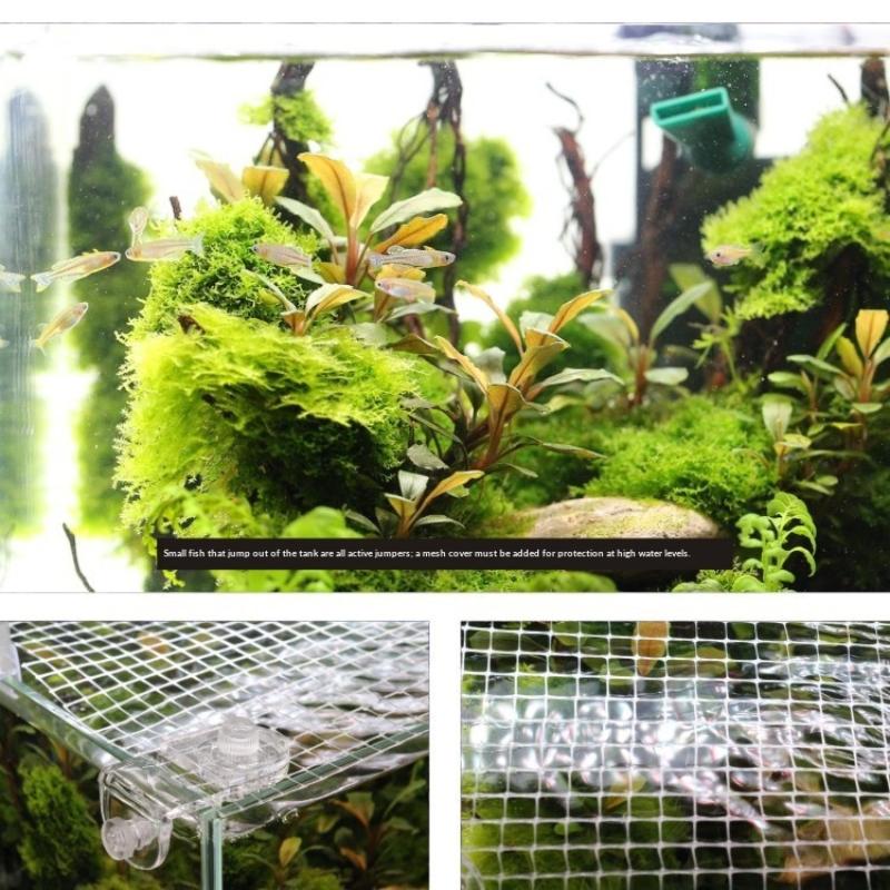 1Pcs Anti Jump Security Net fo - Aquarium Fish Jump Guard ulasan dan harga