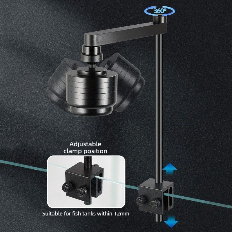 Fish Tank Light LED 3 Colors W - Aquarium Fish Light Lamp ulasan dan harga
