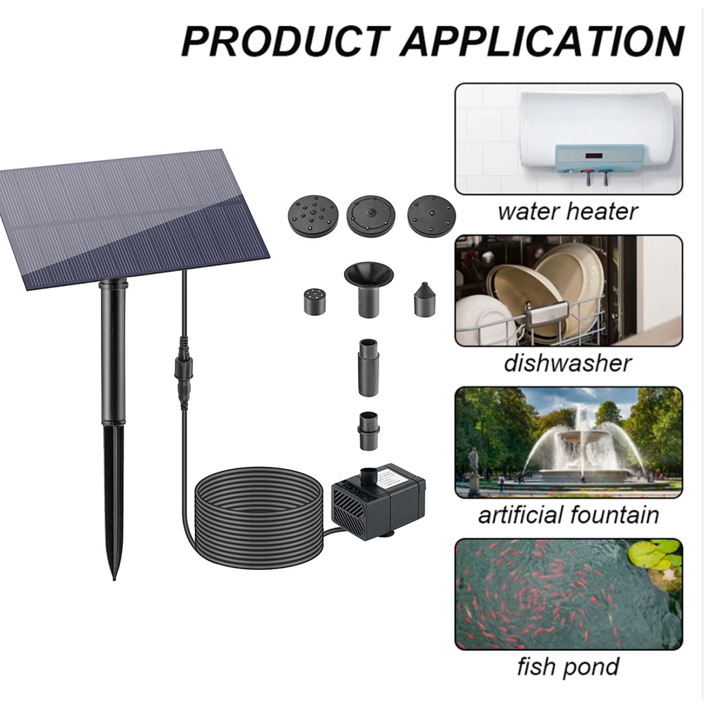 5W 5V Water Fountain Garden De - Aquarium Fish Land ulasan dan harga