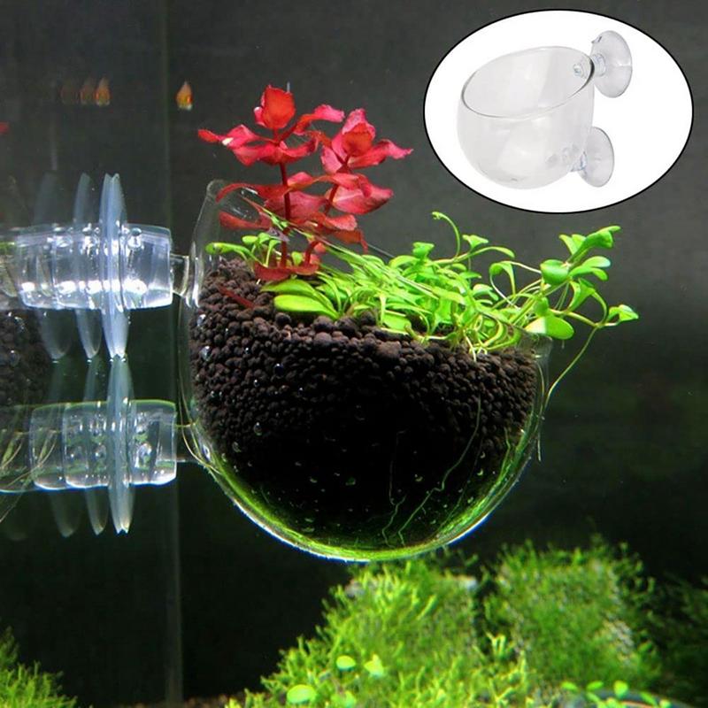 Aquarium Decorations Plant Cup - Aquarium Fish Pot ulasan dan harga
