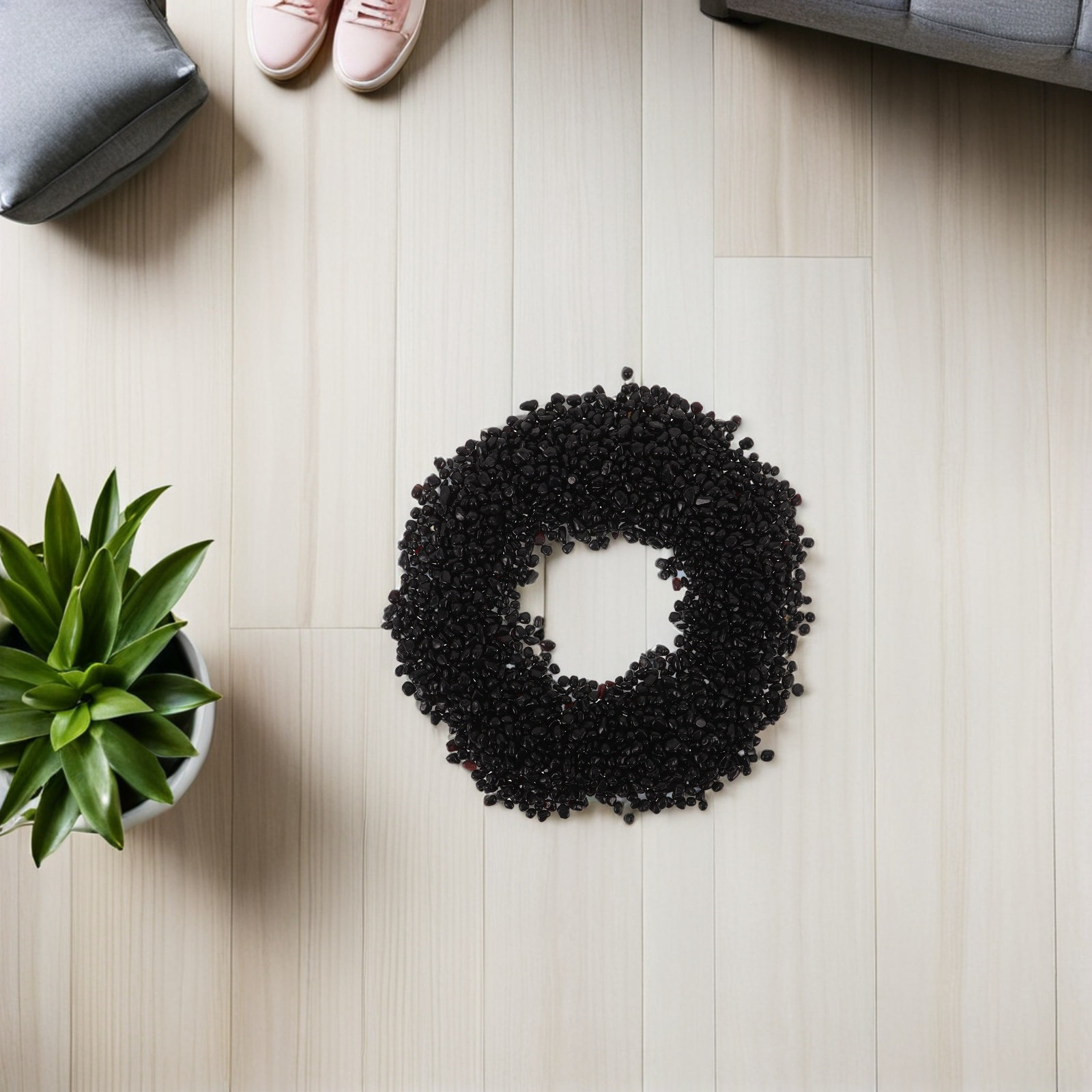 Black Gravel Aquarium Decorati - Aquarium Fish Black ulasan dan harga