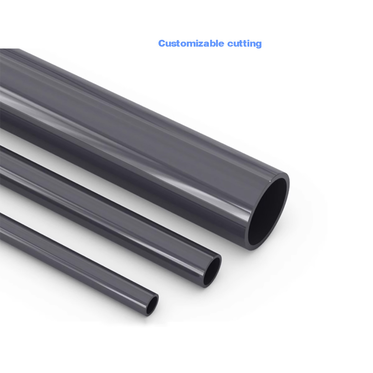 Black PVC Plastic Pipe Hollow  - Aquarium Fish Black ulasan dan harga