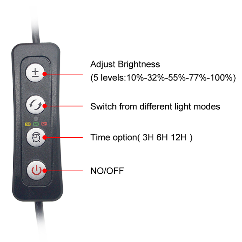 Aquarium LED Light for 16-64CM - Aquarium Fish Light Lamp ulasan dan harga