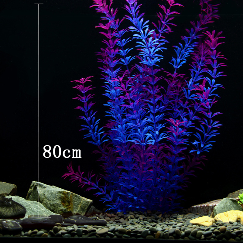 100cm Tropical Plants Large Ar - Aquarium Fish Enrichment ulasan dan harga