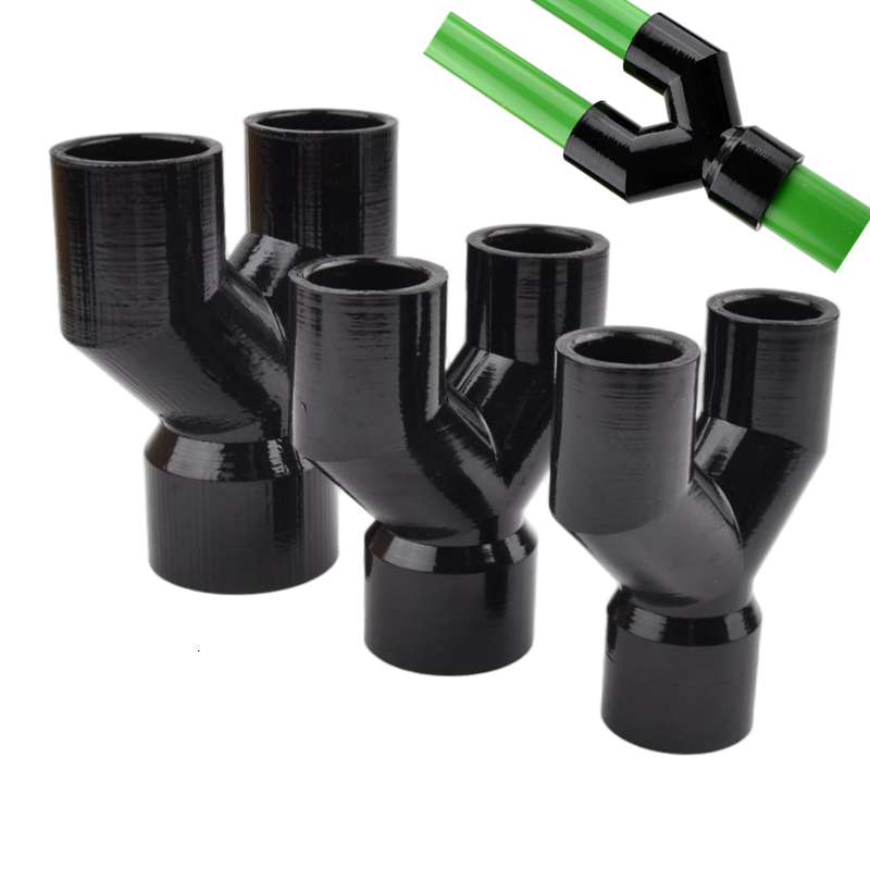 Black 1/3 Pcs Water Pipe Fitti - Aquarium Fish Black ulasan dan harga
