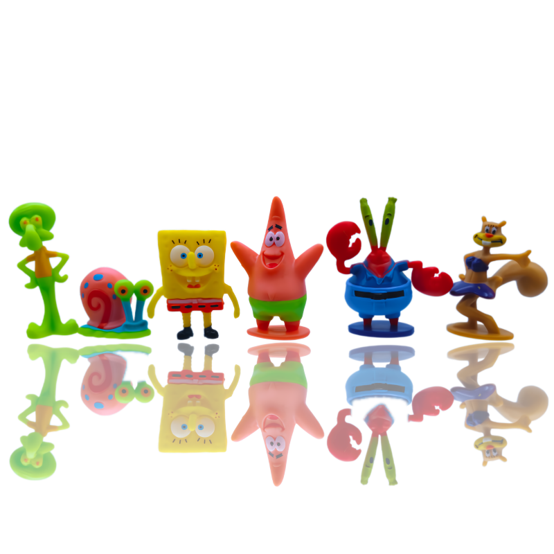 6pcs SpongeBob Fish Tank Decor - Aquarium Fish Land ulasan dan harga