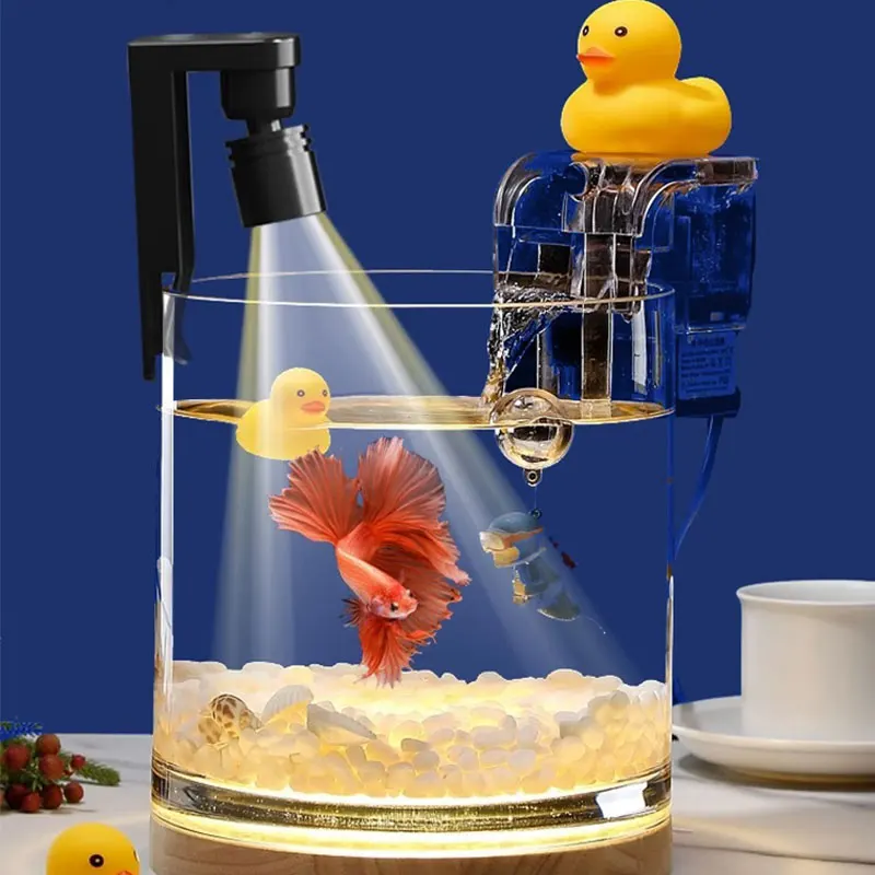 USB Clamp Light Waterproof Whi - Aquarium Fish Light Lamp ulasan dan harga