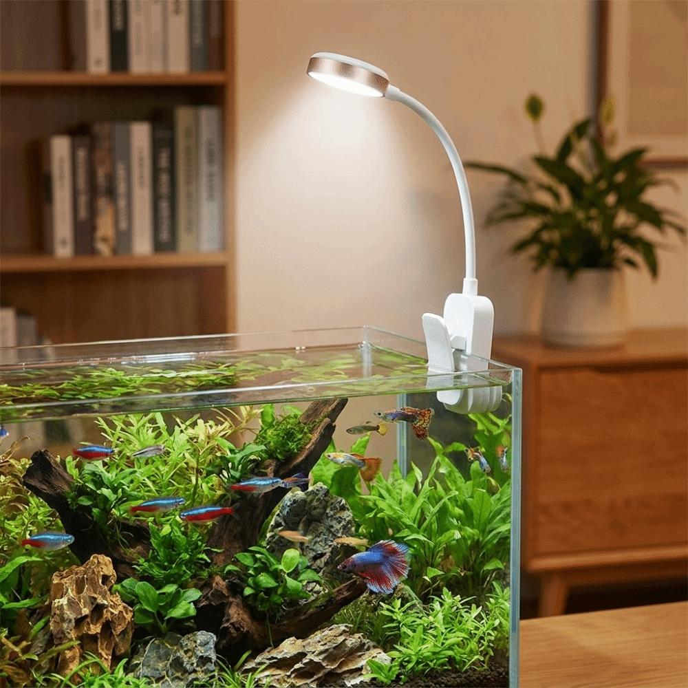 360° Rotatable Fish Tank Clip  - Aquarium Fish Light Lamp ulasan dan harga