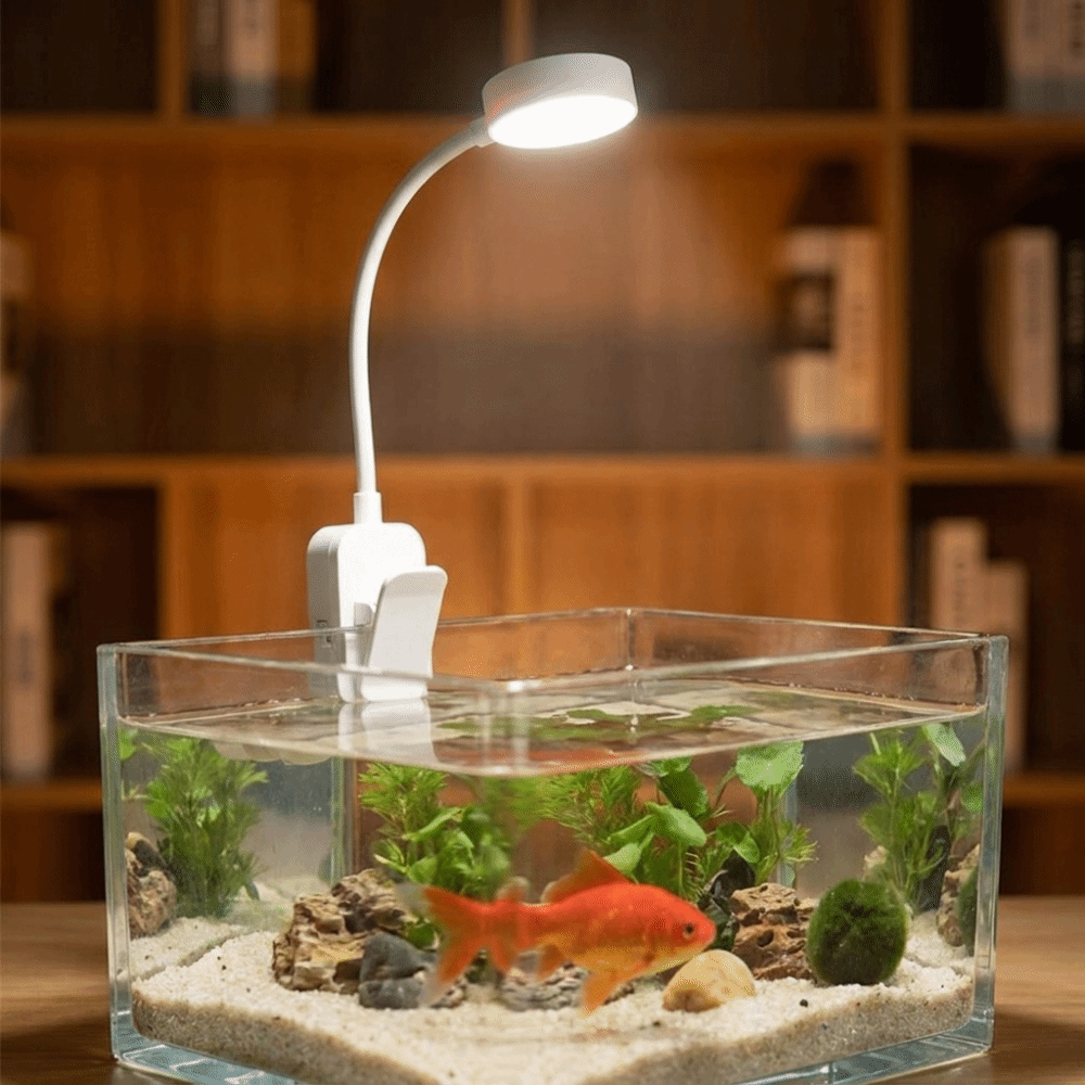 360° Rotatable Fish Tank Clip  - Aquarium Fish Light Lamp ulasan dan harga
