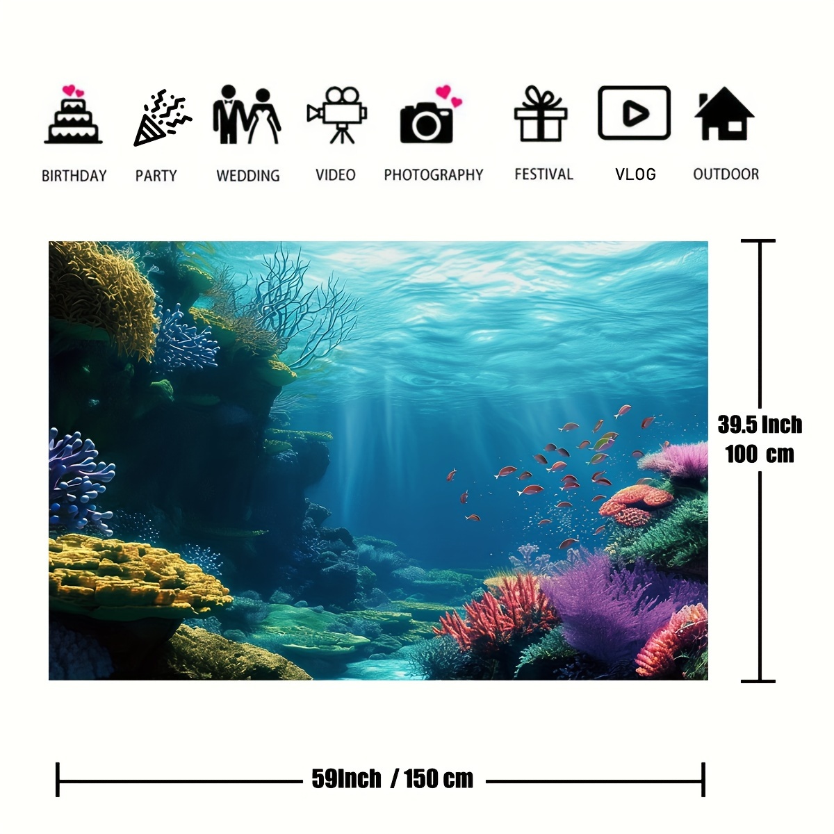 1pc Underwater Coral Reef Fish - Aquarium Fish Marine ulasan dan harga