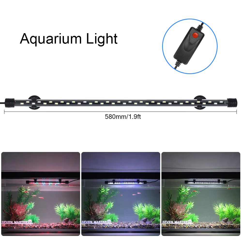 58CM  Aquarium Light LED Plant - Aquarium Fish Enrichment ulasan dan harga