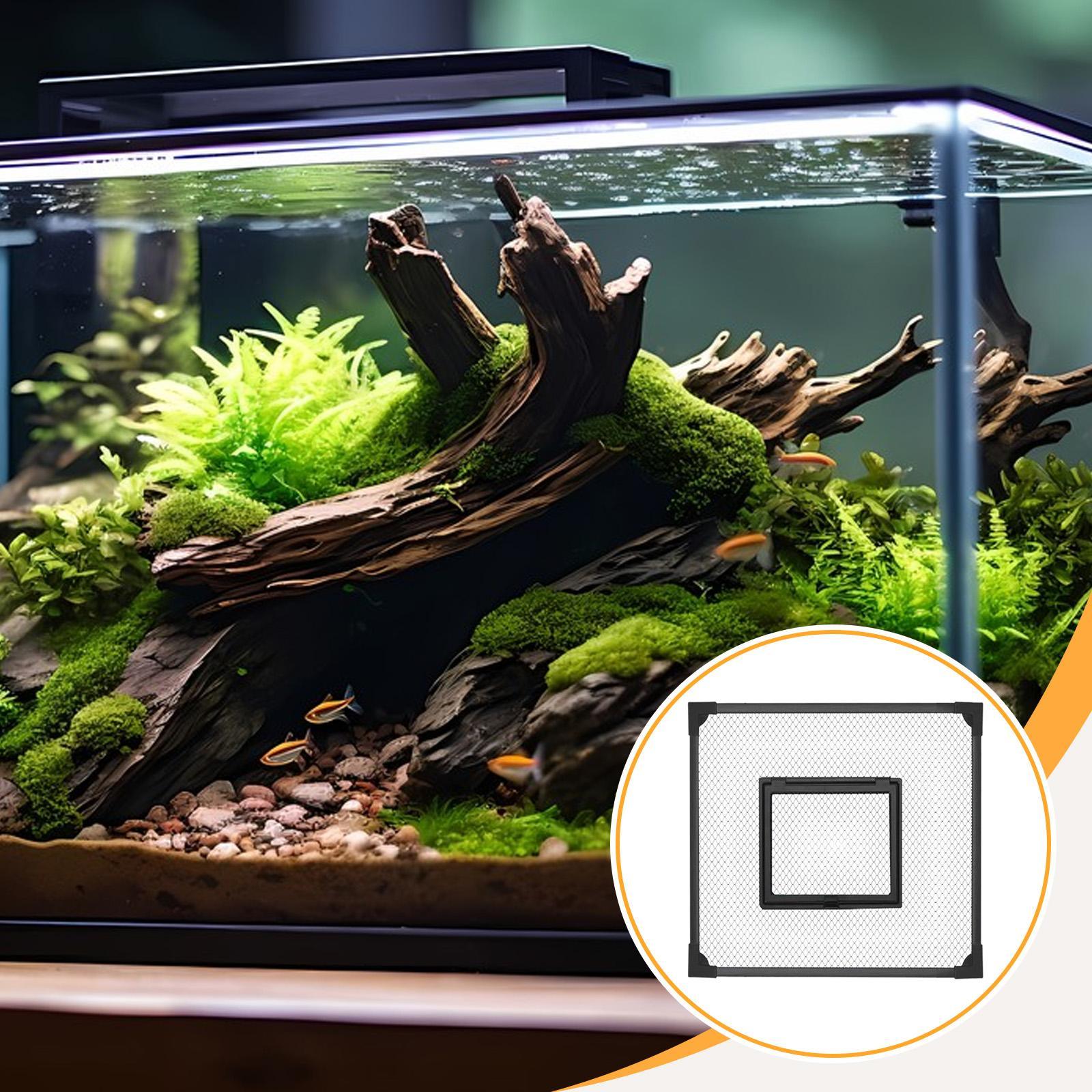Fish Tank Mesh Screen Net Dura - Aquarium Fish Jump Guard ulasan dan harga