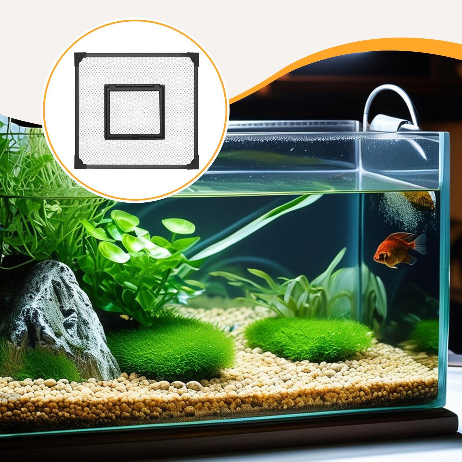 Fish Tank Mesh Screen Net Dura - Aquarium Fish Jump Guard ulasan dan harga