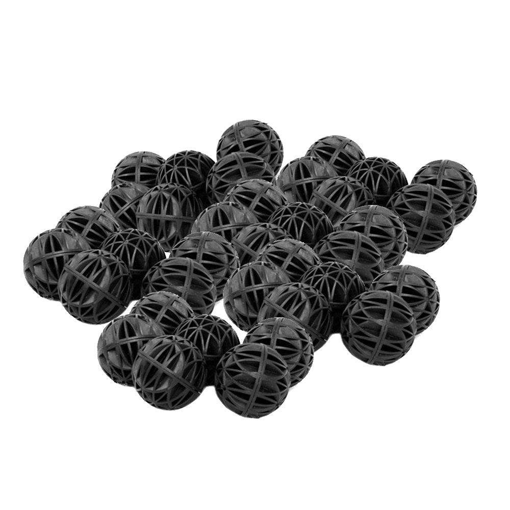 100pcs 18mm Biological Bio Bal - Aquarium Fish Black ulasan dan harga