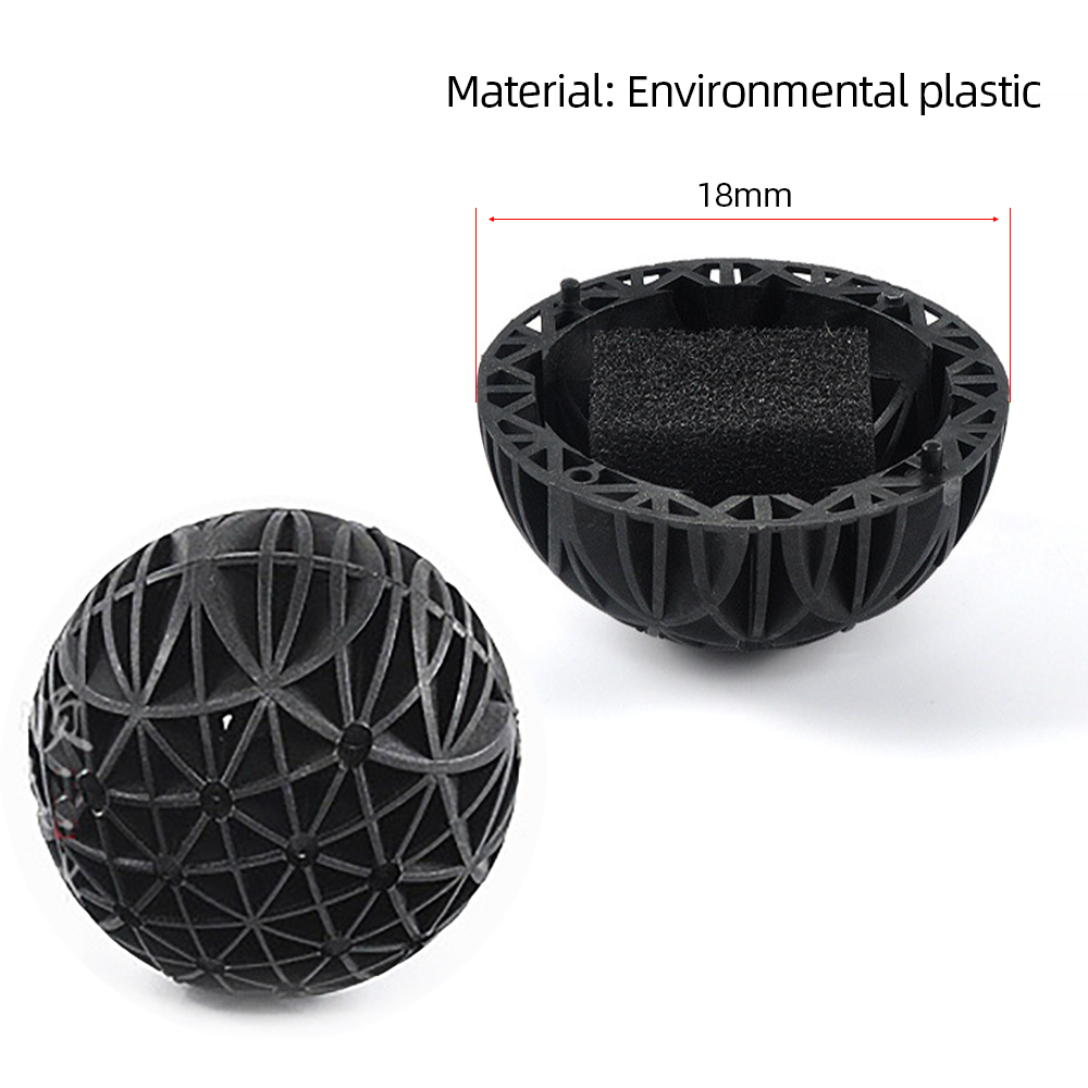100pcs 18mm Biological Bio Bal - Aquarium Fish Black ulasan dan harga