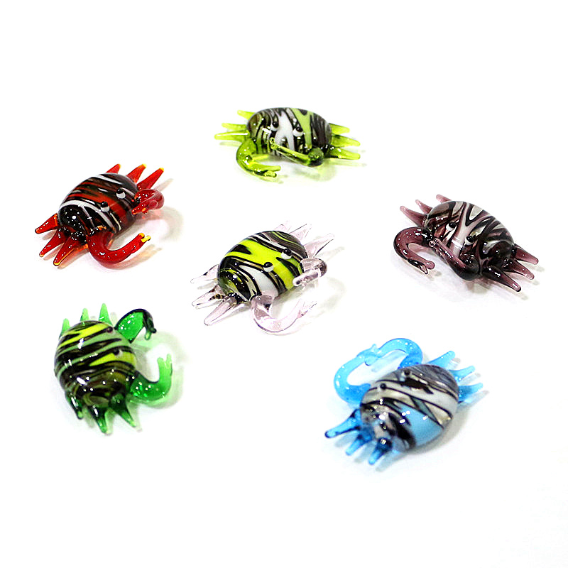 Handmade Cute Mini Glass Crab  - Aquarium Fish Marine ulasan dan harga