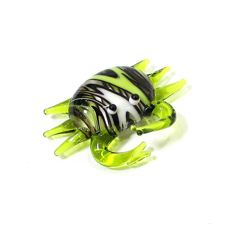 Handmade Cute Mini Glass Crab  - Aquarium Fish Marine ulasan dan harga